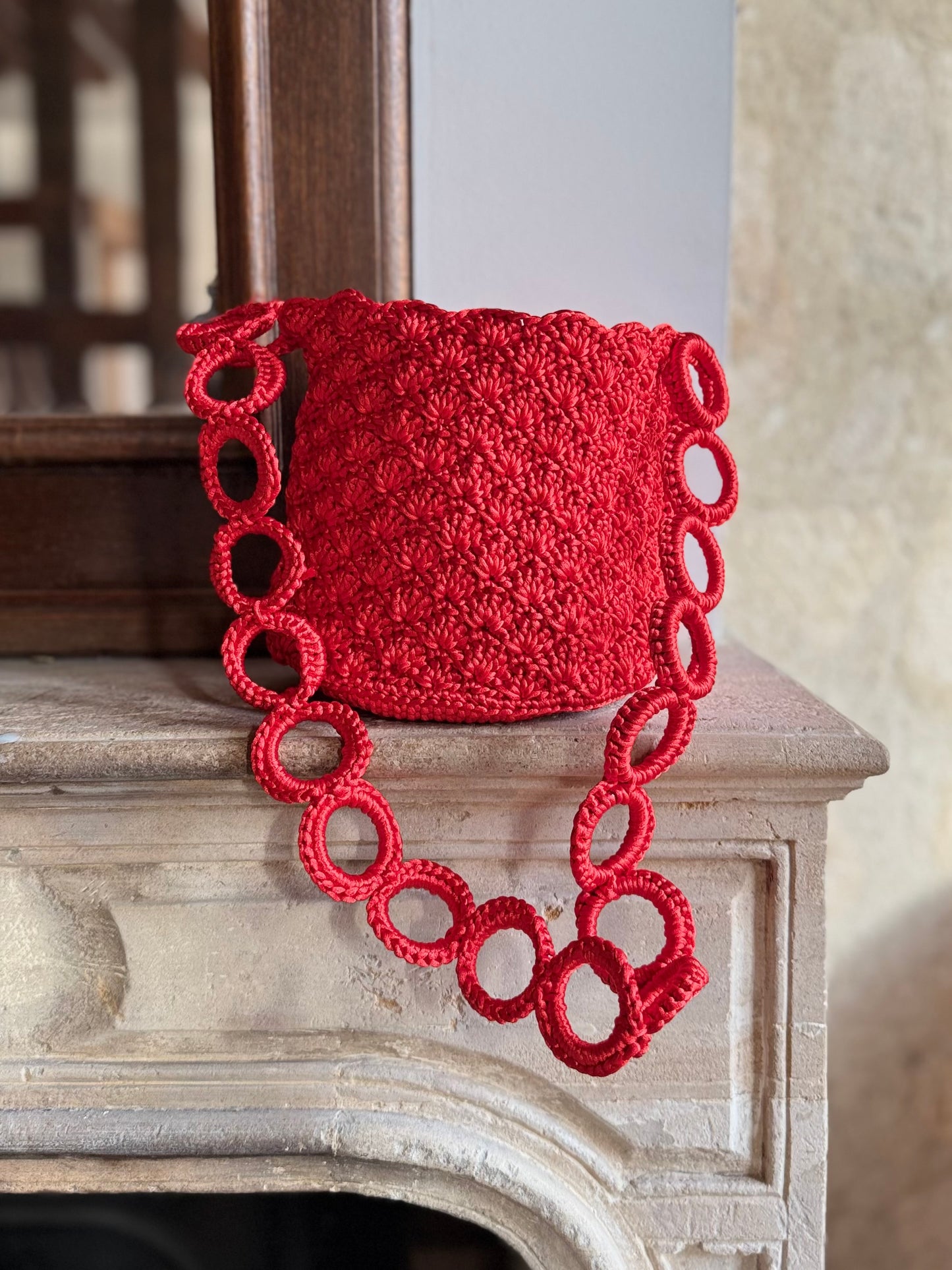 Rosario piña rouge