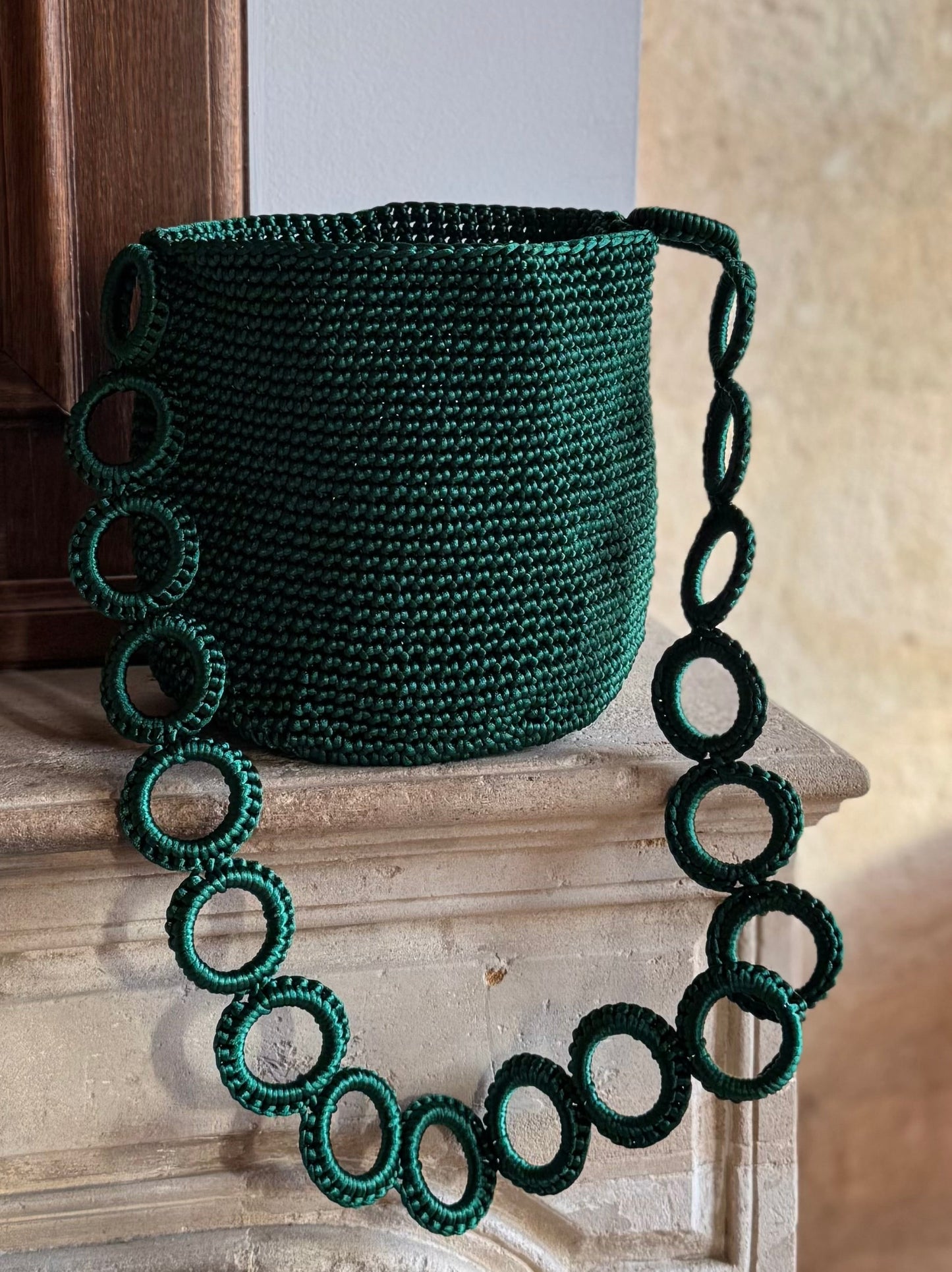 Rosario vert foncé