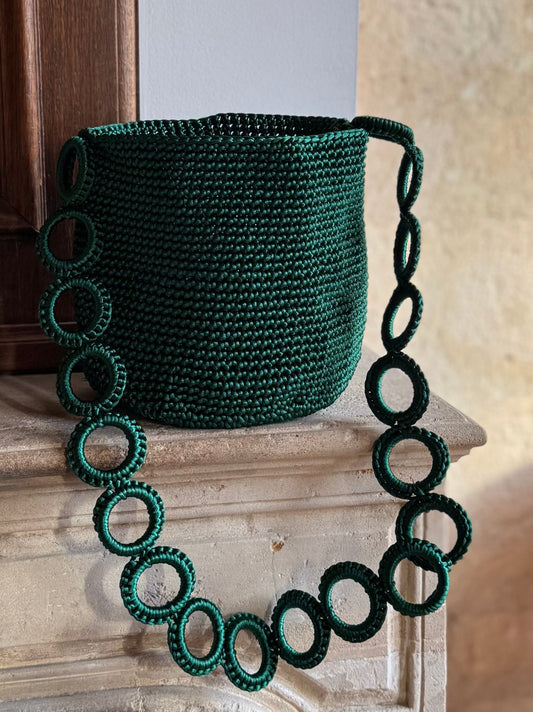 Rosario vert foncé