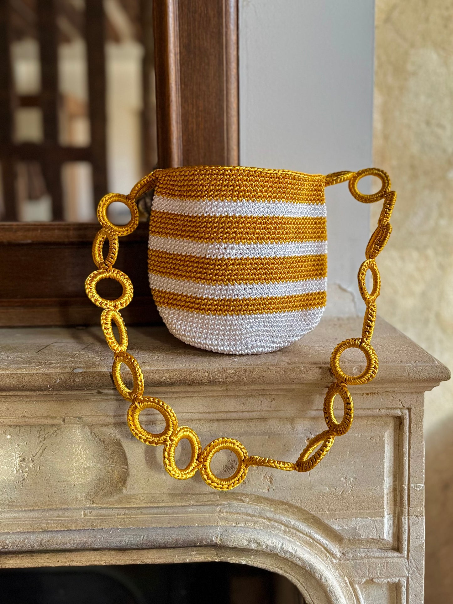 Sac marinière jaune