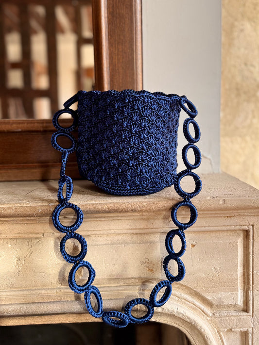 Rosario piña bleu