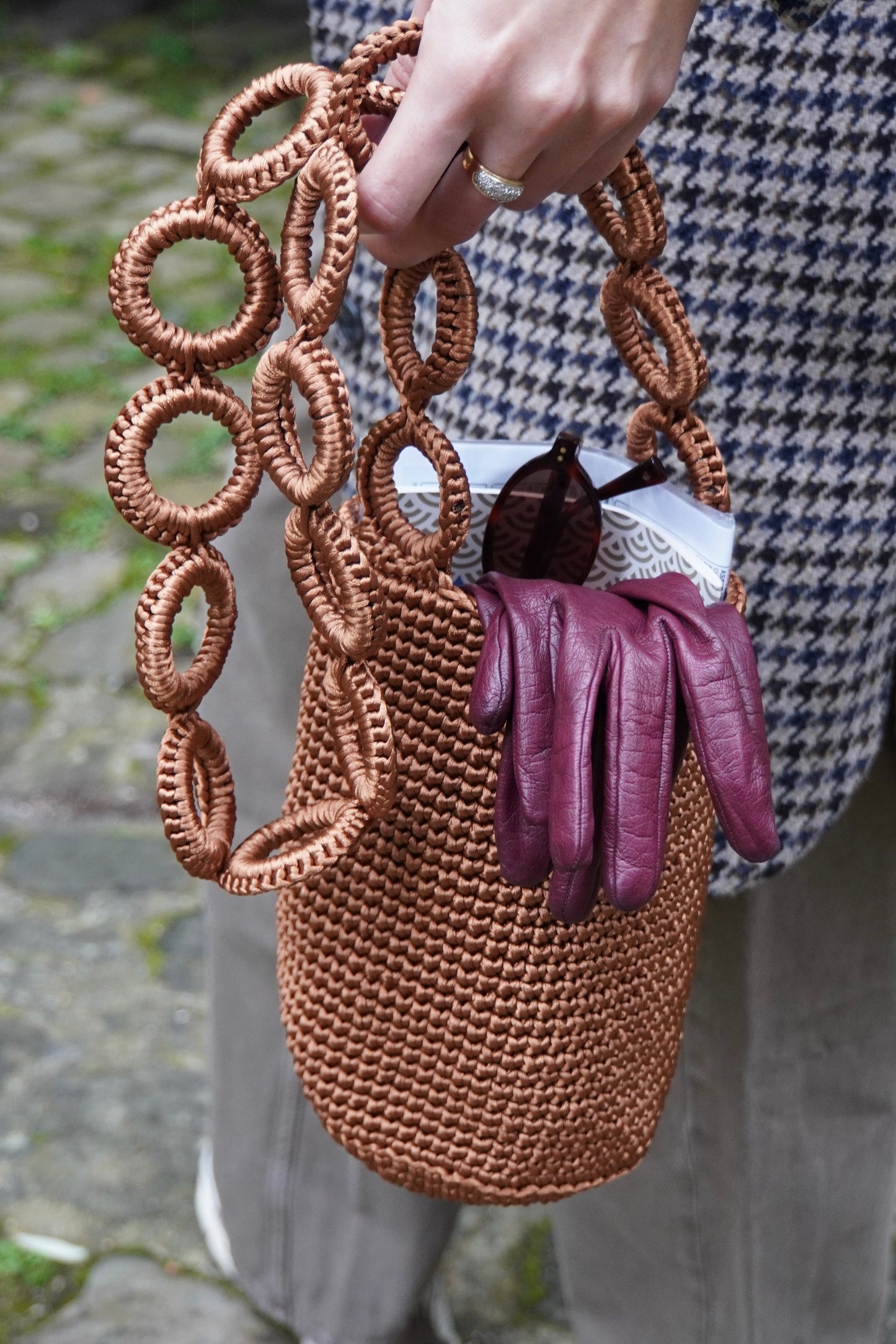 Rosario marron clair